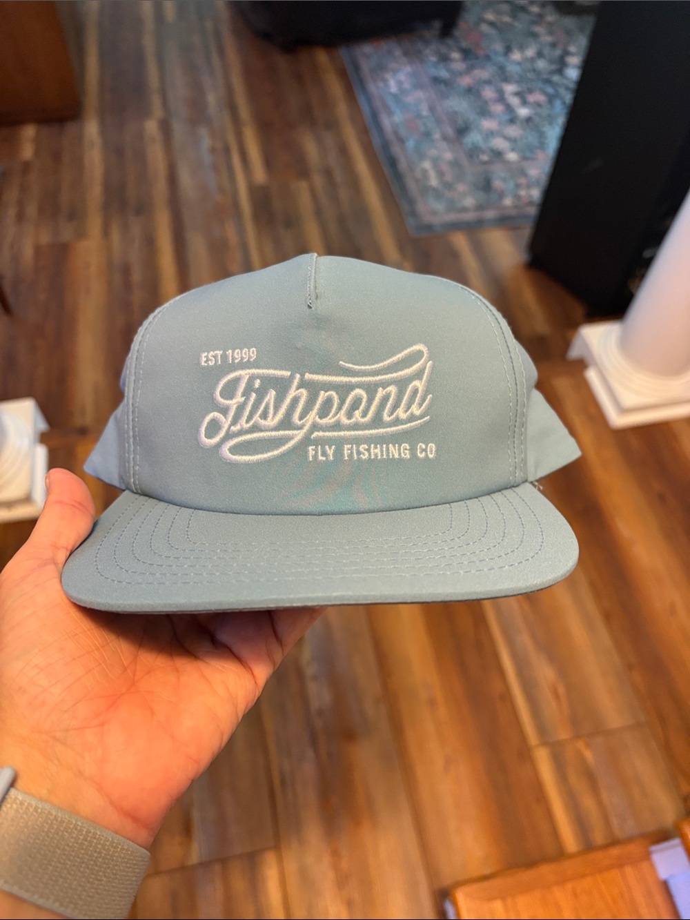 Men's Fishpond Blue Embroidered Logo Cap